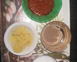 A picture of step 2 of Veg roll tikki.