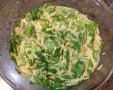 A picture of step 5 of Spinach, Cheese and Bacon Crustless Quiche.