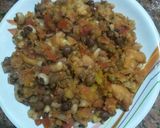 A picture of step 3 of Samosa Chat.