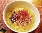 A picture of step 4 of Chicken Mizutaki and Paitan Ramen (o^^o)♪.
