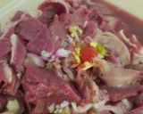 Hình bước làm 1 của món Cháo tim cật