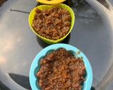 A picture of step 8 of Lapsi carrot halwa with jaggery.