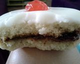 A picture of step 6 of Empire Biscuits.