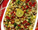 A picture of step 2 of Sprouts salsa.