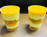 A picture of step 7 of Mango Custard Pudding with Walnuts.