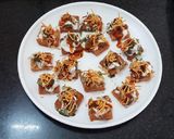 ब्रेड टोस्ट चाट (bread toast chaat recipe in Hindi) रेसिपी चरण 6 फोटो