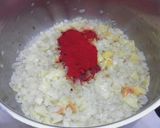 Babfőzelék (fagyasztott fejtett babból) zúzapörkölttel recept fázis 3 fotója
