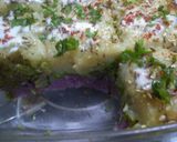 A picture of step 8 of Baked Purple yam-Potato Handvo.