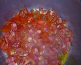 A picture of step 3 of Spaghetti Pomodoro #4weeksChallenge.