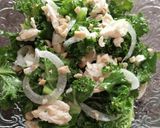 A picture of step 6 of Peanut Kale Salad - Royal Host Style.