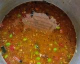 A picture of step 3 of Green Soyabean Curry.