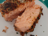 Salmón al Horno con pan rallado