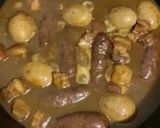 A picture of step 8 of Braised Pork Belly & Sausage.