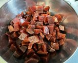 Une image de l'étape 3 de Salade de betteraves et tomates au saumon fumé.
