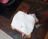 Foto del paso 1 de la receta: Sándwich de jamón cocido, queso fresco y ensalada