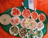 तिरंगा उत्तपम (tiranga uttapam recipe in marathi) रेसिपी स्टेप 8 फोटो