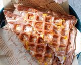 รูปขั้นตอนการทำที่ 9 ของ 🧇🥥🌽 ขนมคลีน Waffle บ้าบิ่น มะพร้าวน้ำหอม ข้าวโพดหวาน ไม่มีน้ำตาล 😋