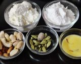 A picture of step 3 of Shrikhand Puri Shots.