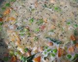 A picture of step 3 of Upma.