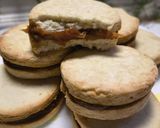 Foto del paso 4 de la receta: Alfajores Mundialistas 2026⚽De Polenta (Harina De Maíz) 😋❤️🇦🇷