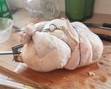 Foto del paso 6 de la receta: Pollo relleno asado