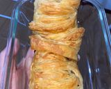 Foto langkah ke 6 dari resep Coklat Pisang Puff Pastry.
