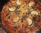 Foto del paso 6 de la receta: Quiche de calabacín, puerros y jamón