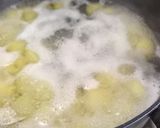 A picture of step 1 of Potato and smoked salmon salad.