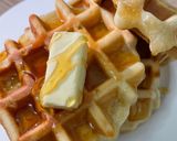 A picture of step 4 of Norwegian Waffle.