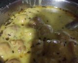 A picture of step 4 of Besan ki kadhi.