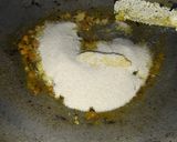 A picture of step 3 of Upma with dahi handi.