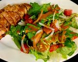 Hình bước làm 4 của món Salad ức gà