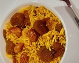 A picture of step 15 of Rajasthani Shahi Gatta Pulao.