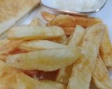 Foto langkah ke 3 dari resep Kentang Goreng & Roti Panggang.