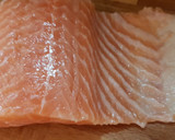 Foto del paso 1 de la receta: Marinado de salmón con queso aromatizado