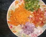 Rava uttapam with red chutney recipe step 2 photo
