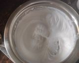 A picture of step 5 of Mango malpua with fresh cream.
