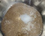 A picture of step 1 of Bran flour roti.