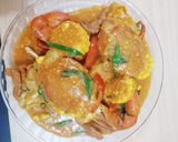 Foto langkah ke 7 dari resep Kepiting Saus Padang mamitakaeshi.