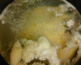 A picture of step 3 of Chicken Noodle Soup (from scratch).