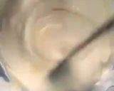 A picture of step 1 of Apple pie leftover filling in crispy bread served with Vanilla ice cream.