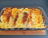 Foto del paso 4 de la receta: Pechugas rellenas de queso y berenjenas