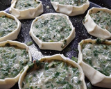 Foto del paso 4 de la receta: Canastitas de espinaca con salsa blanca 🥬