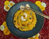 A picture of step 5 of Mango Kesari 🥭 Mother's Day special Mango Sheera 🥭 Special Celebration For Special Dessert.