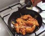 Gambar langkah 4 resipi Pita ayam.