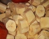 A picture of step 2 of Plantains in coconut milk.