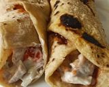 A picture of step 5 of Simple Chicken Shawarma Rolls.