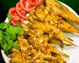 Hình bước làm 4 của món Cá đùi gà rim tỏi 🐠🍗