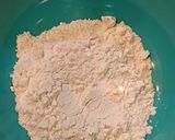 A picture of step 1 of Strawberry Walnut Yin &Yang Pancakes for Christmas.