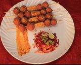 A picture of step 5 of Beetroot Balls.